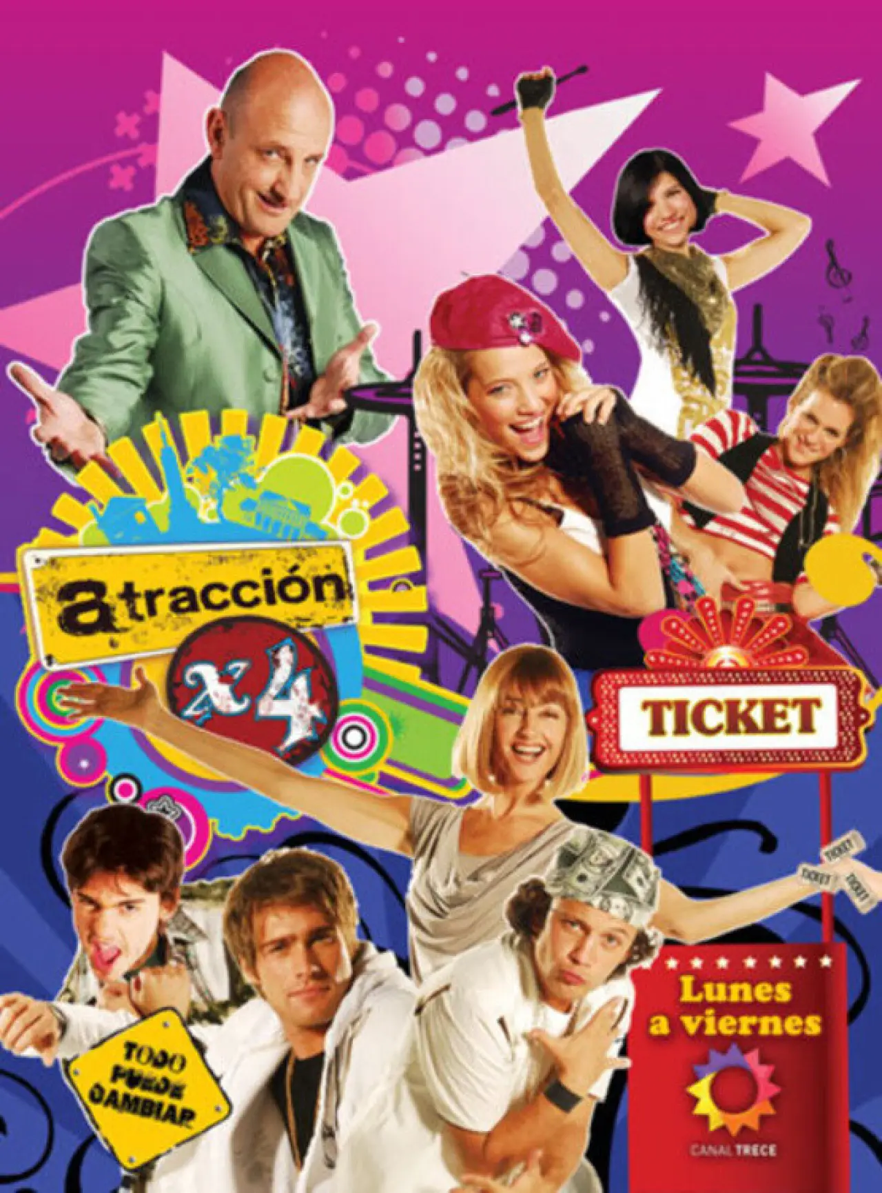 Постер до серіалу "Atracción x4"