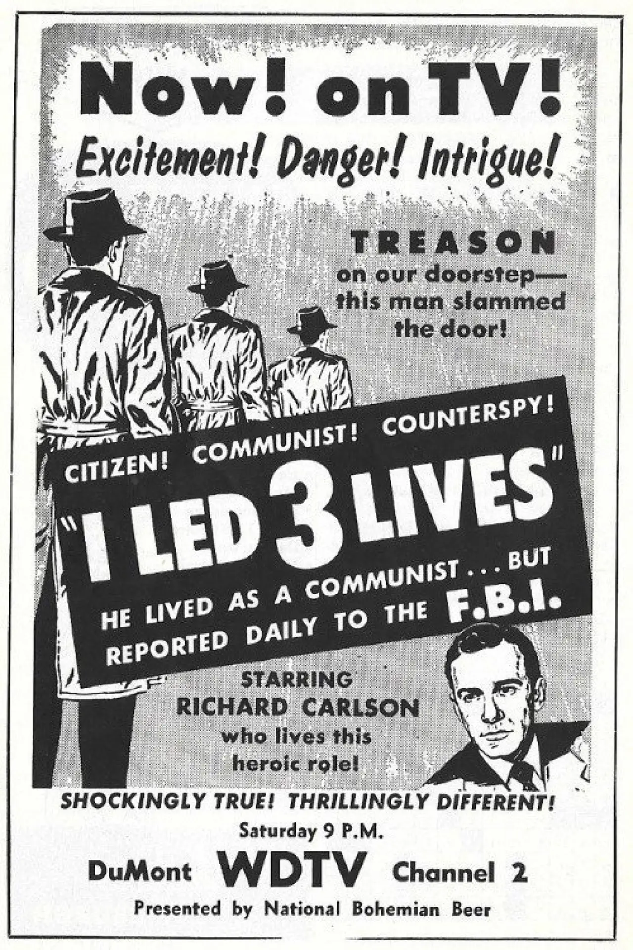 Постер до серіалу "I Led Three Lives"