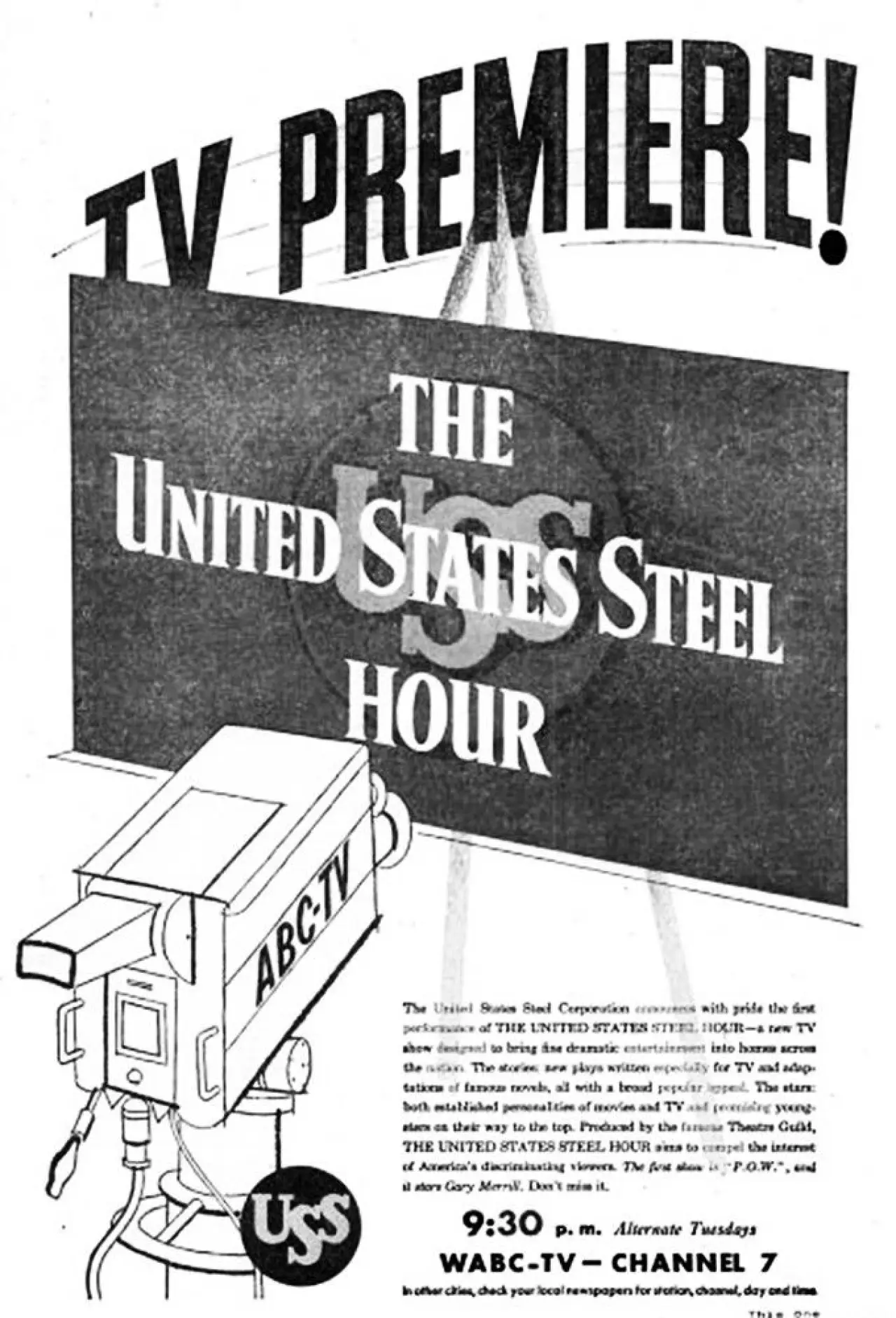 Постер до серіалу "The United States Steel Hour"