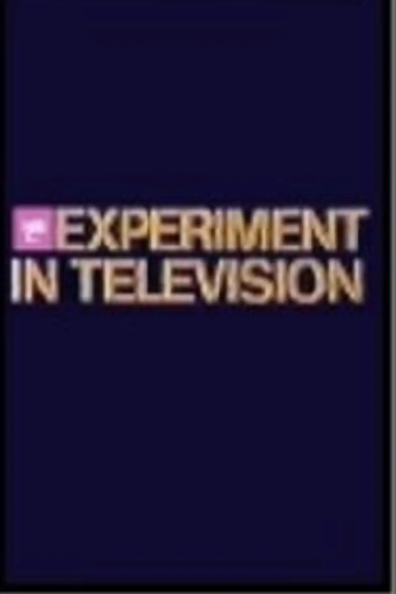 Постер до серіалу "Телевізійний експеримент NBC"