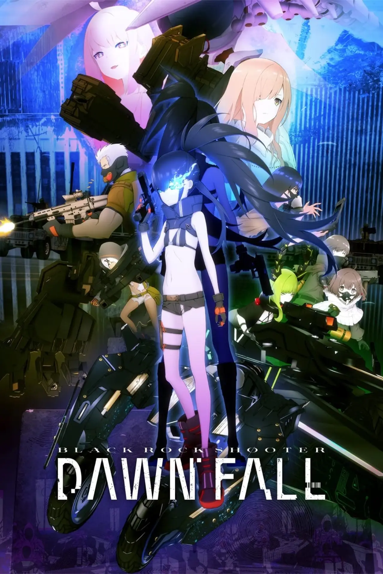 Постер до серіалу "Black Rock Shooter: Падіння світанку"