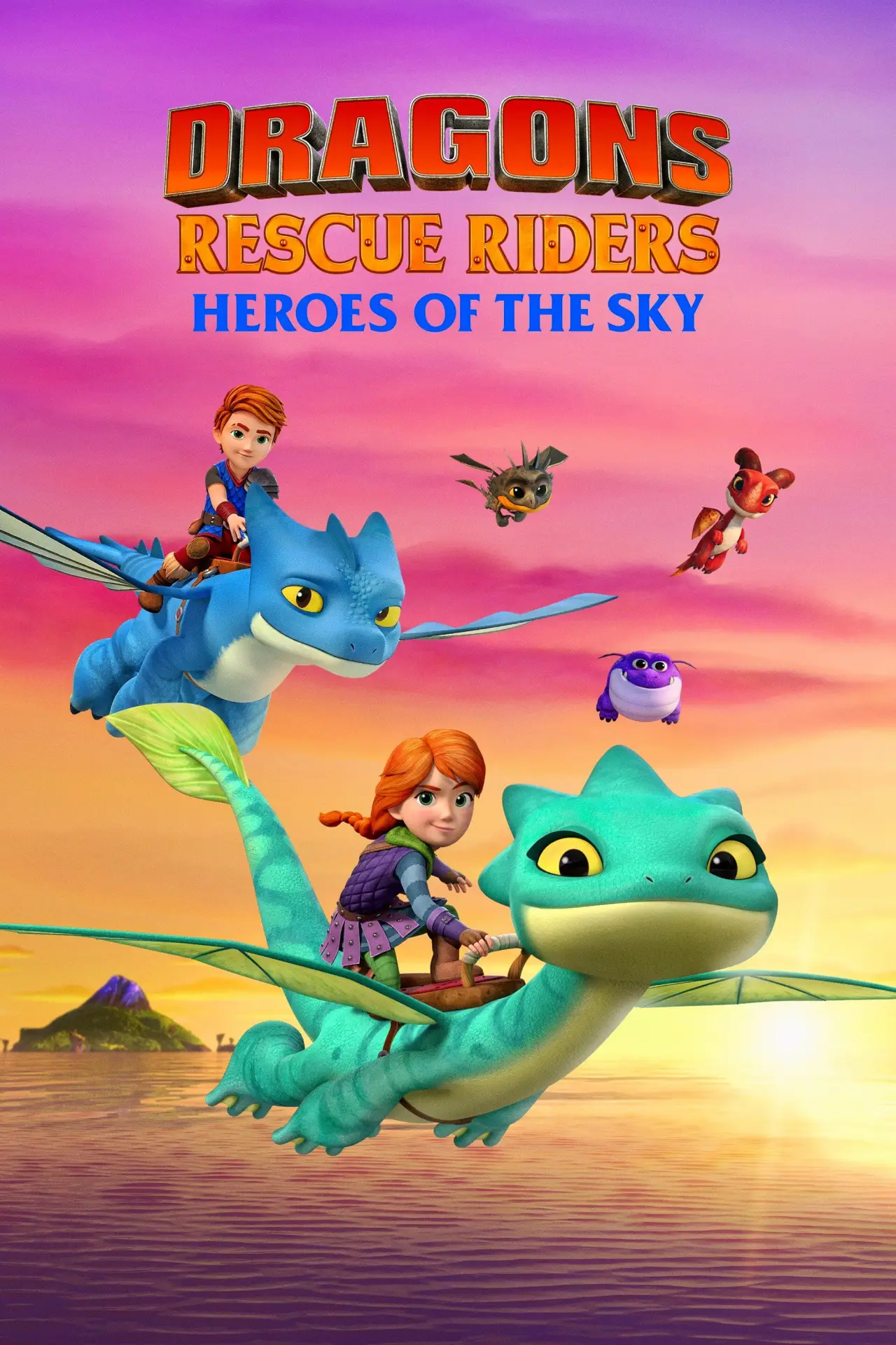 Постер до серіалу "Dragons Rescue Riders: Heroes of the Sky"