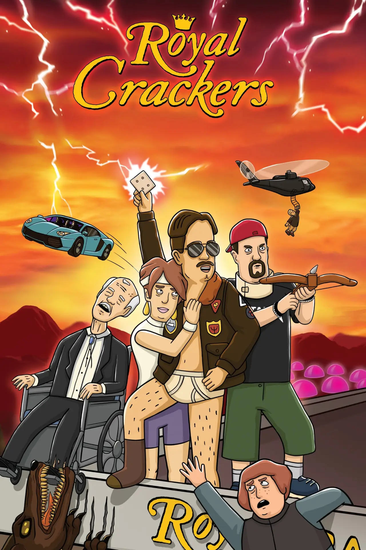Постер до серіалу "Royal Crackers"