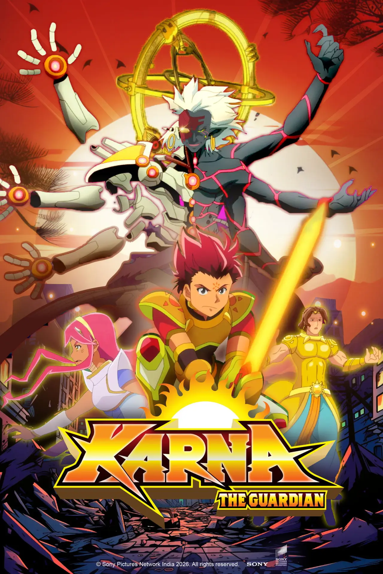 Постер до серіалу "Karna the Guardian"