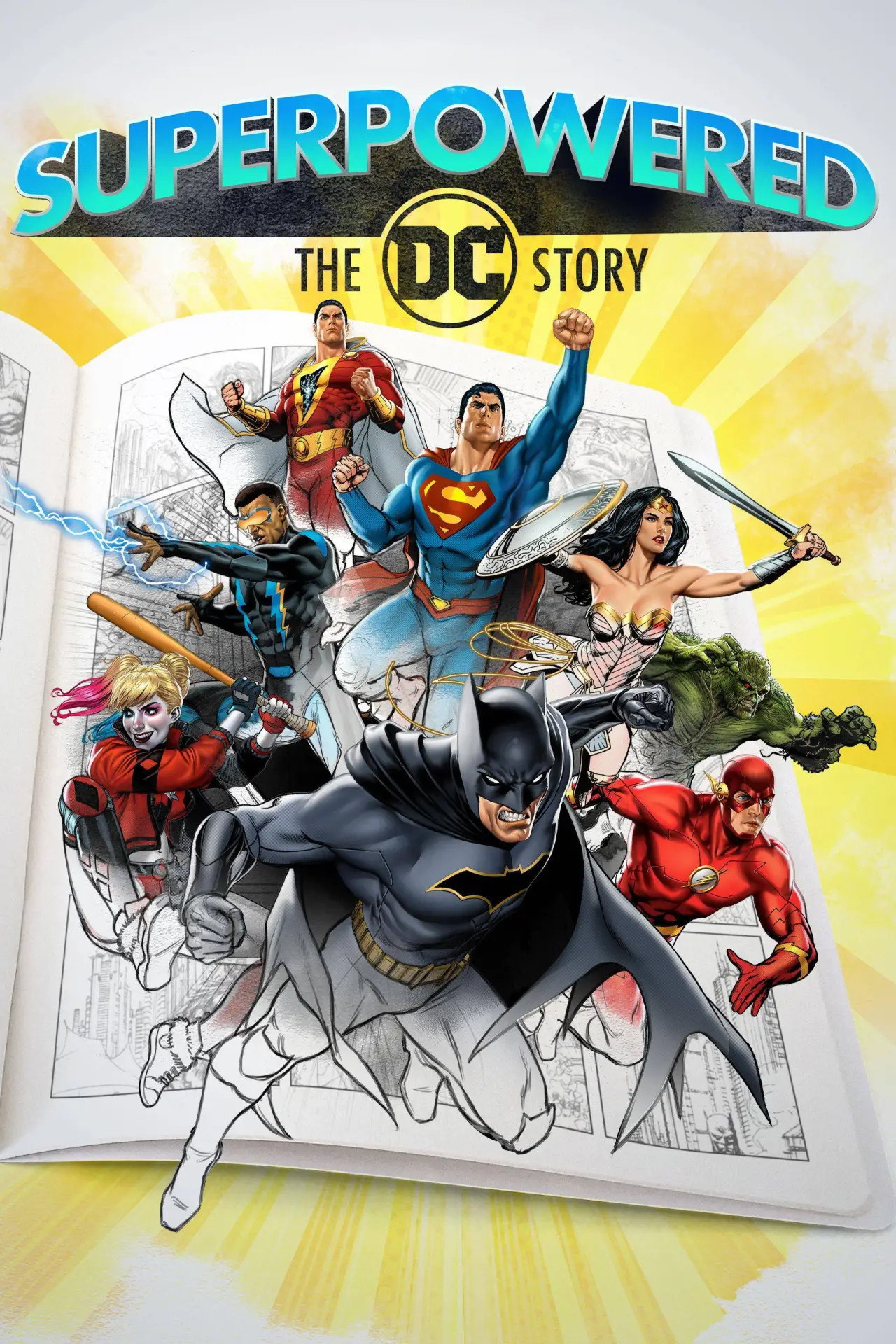 Постер до серіалу "Superpowered: The DC Story"