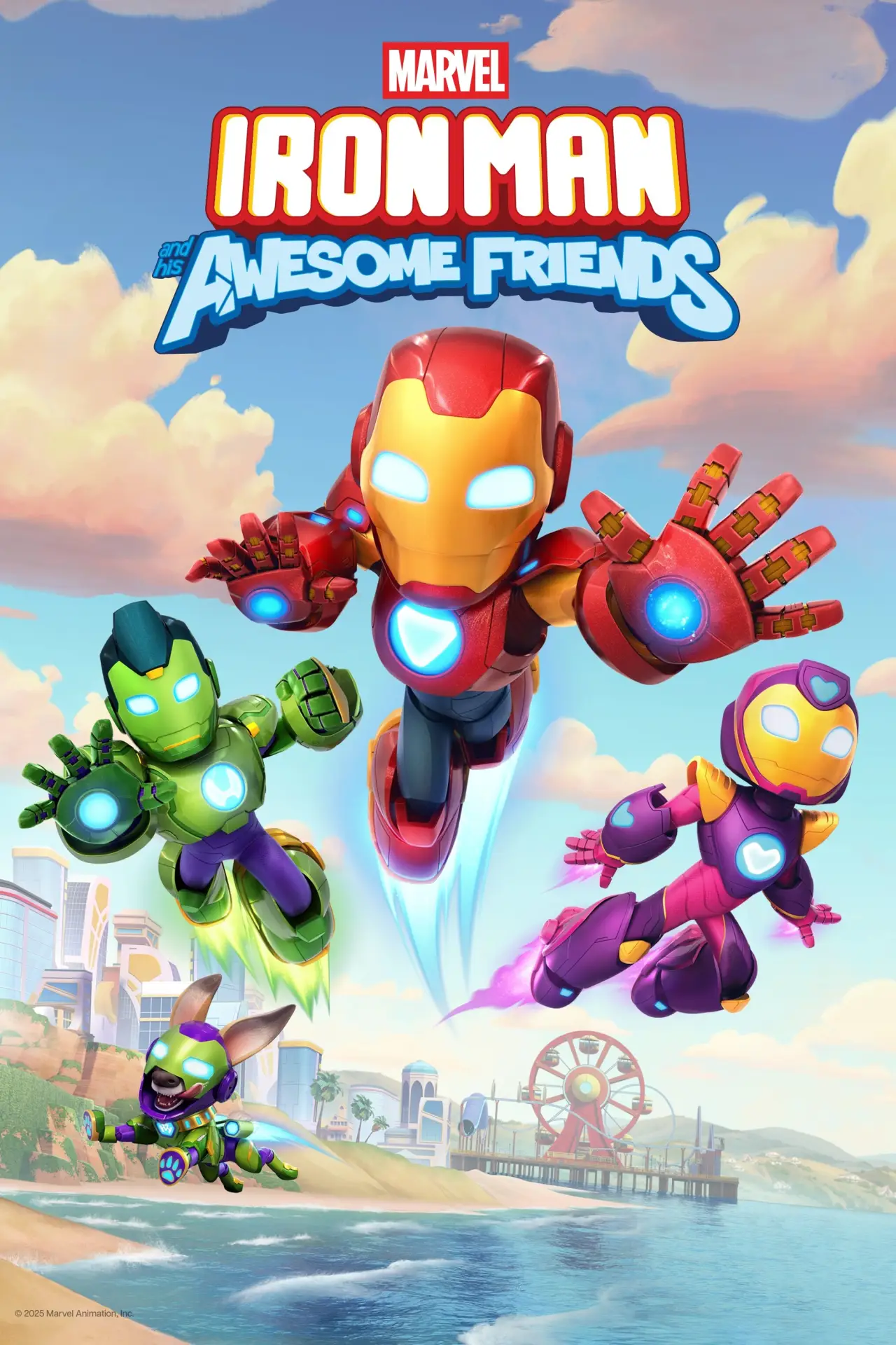 Постер к сериалу "Iron Man and His Awesome Friends"