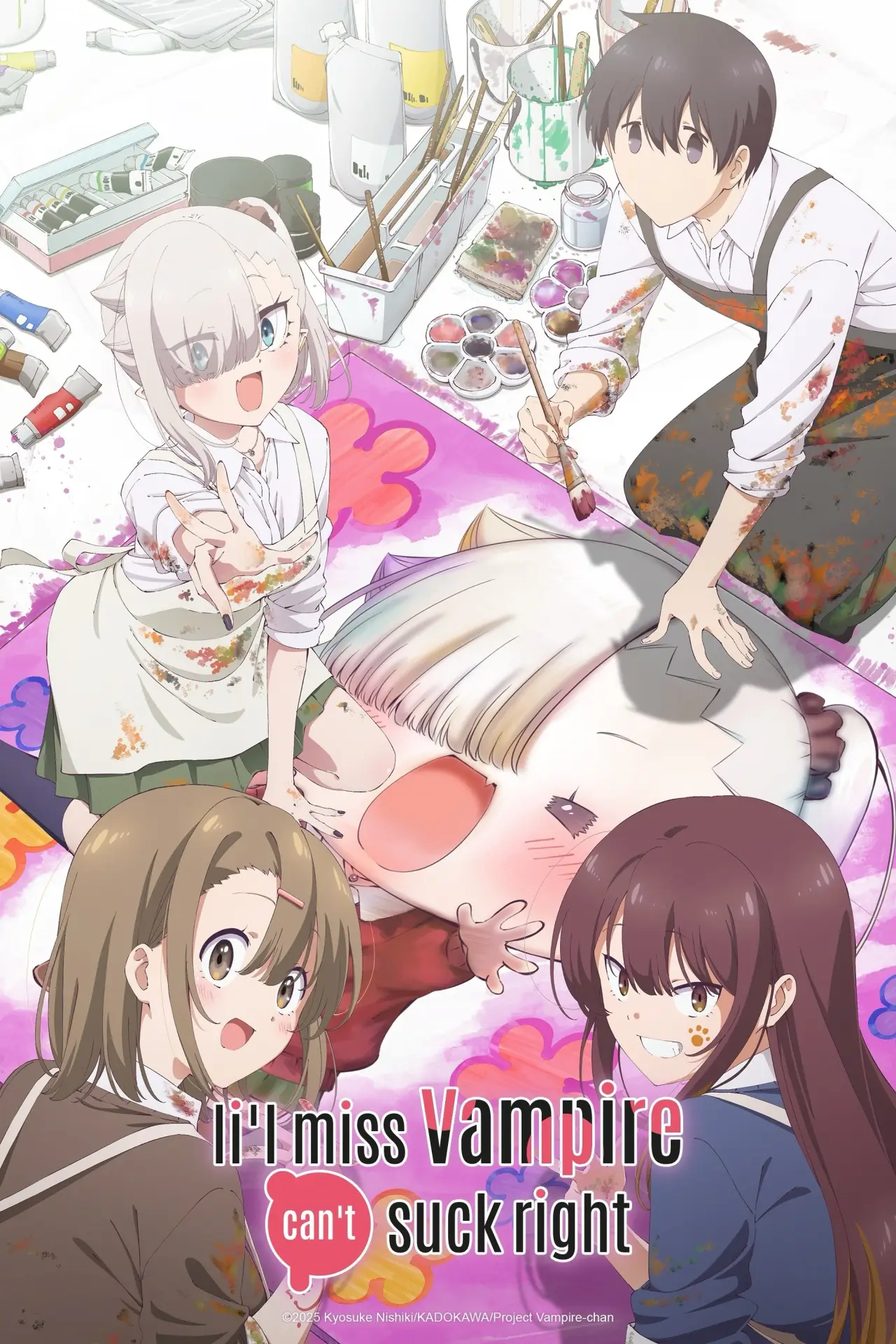 Постер до серіалу "ちゃんと吸えない吸血鬼ちゃん"