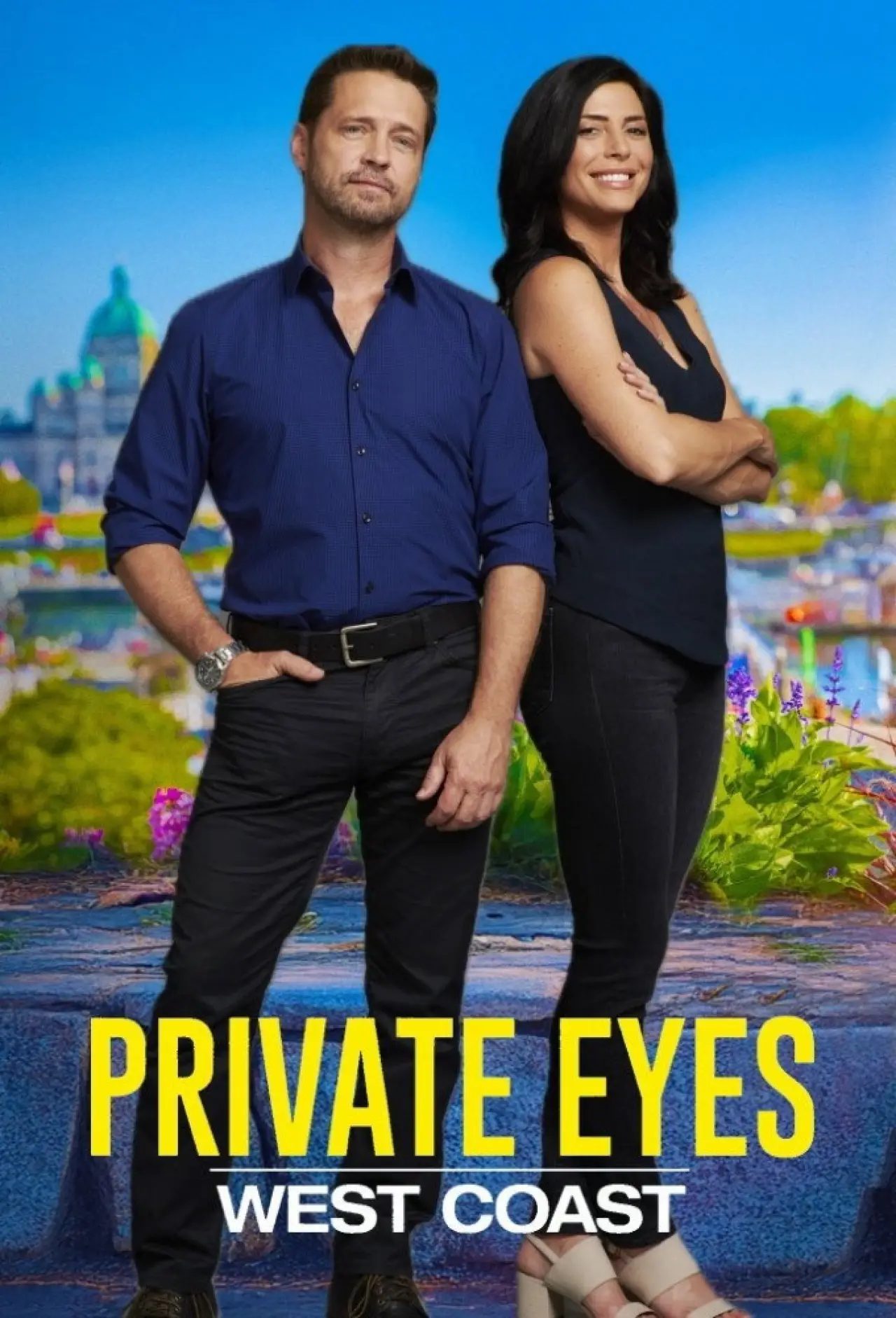 Постер до серіалу "Private Eyes West Coast"