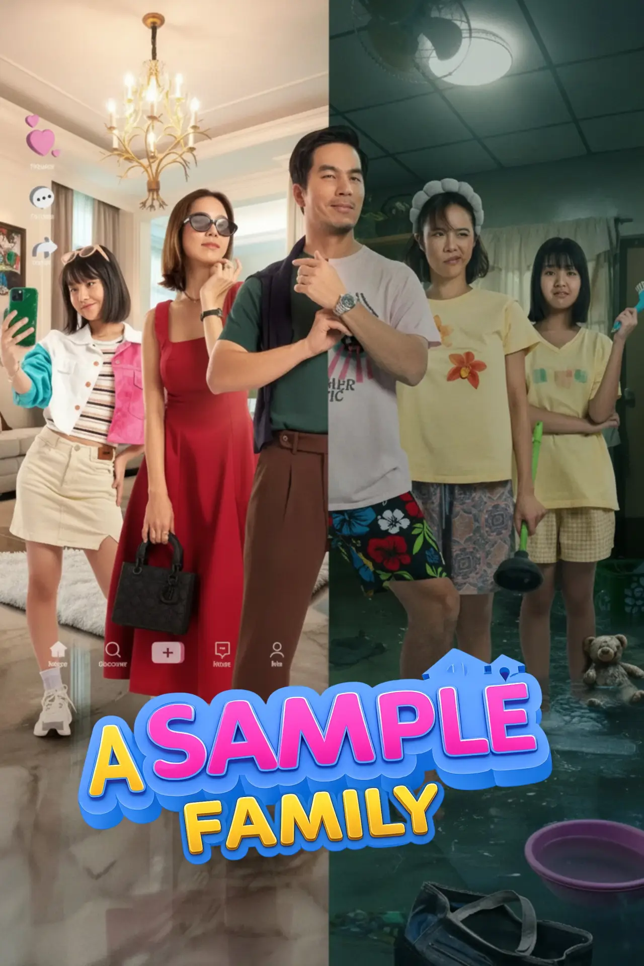 Постер до серіалу "Зразкова сім