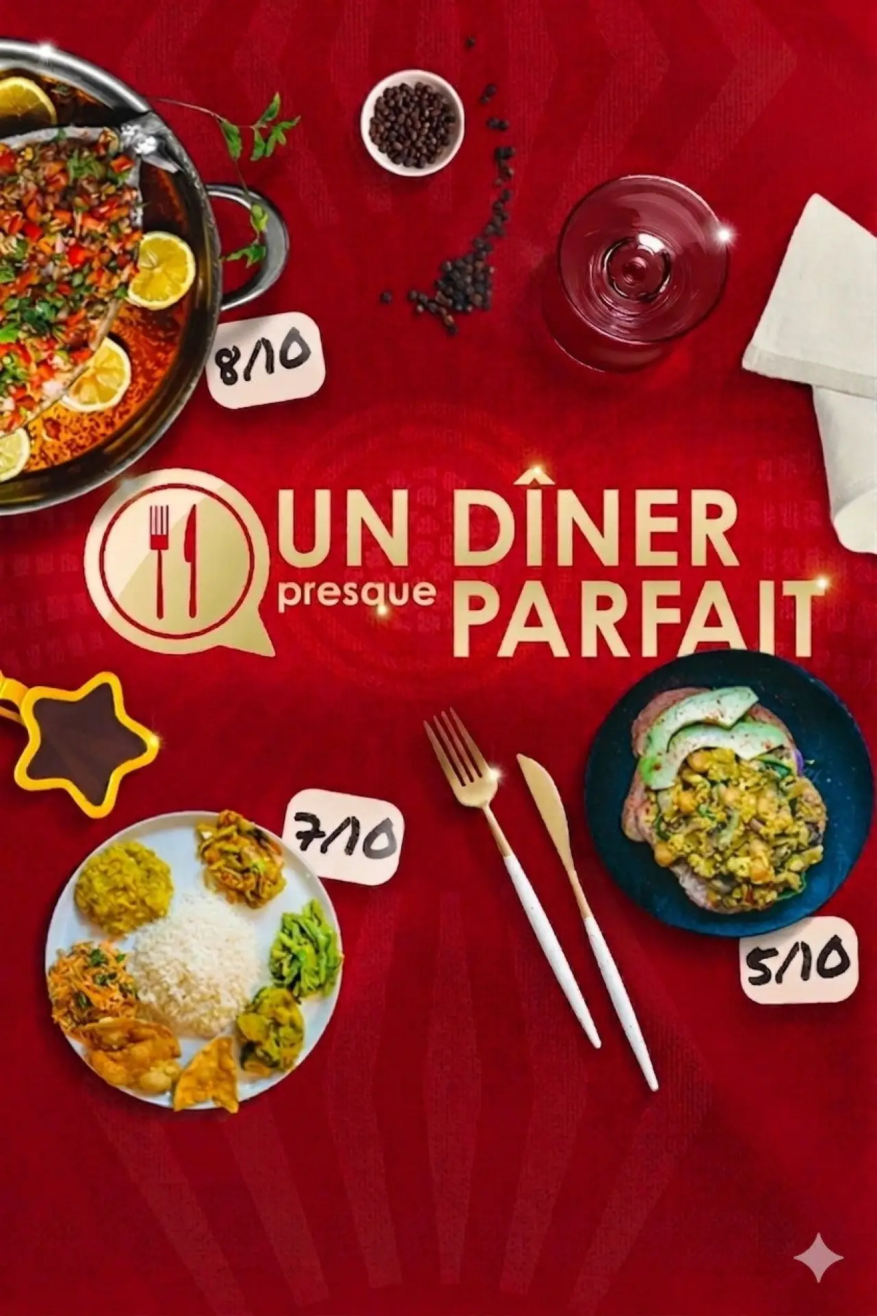 Постер до серіалу "Un dîner presque parfait Afrique"