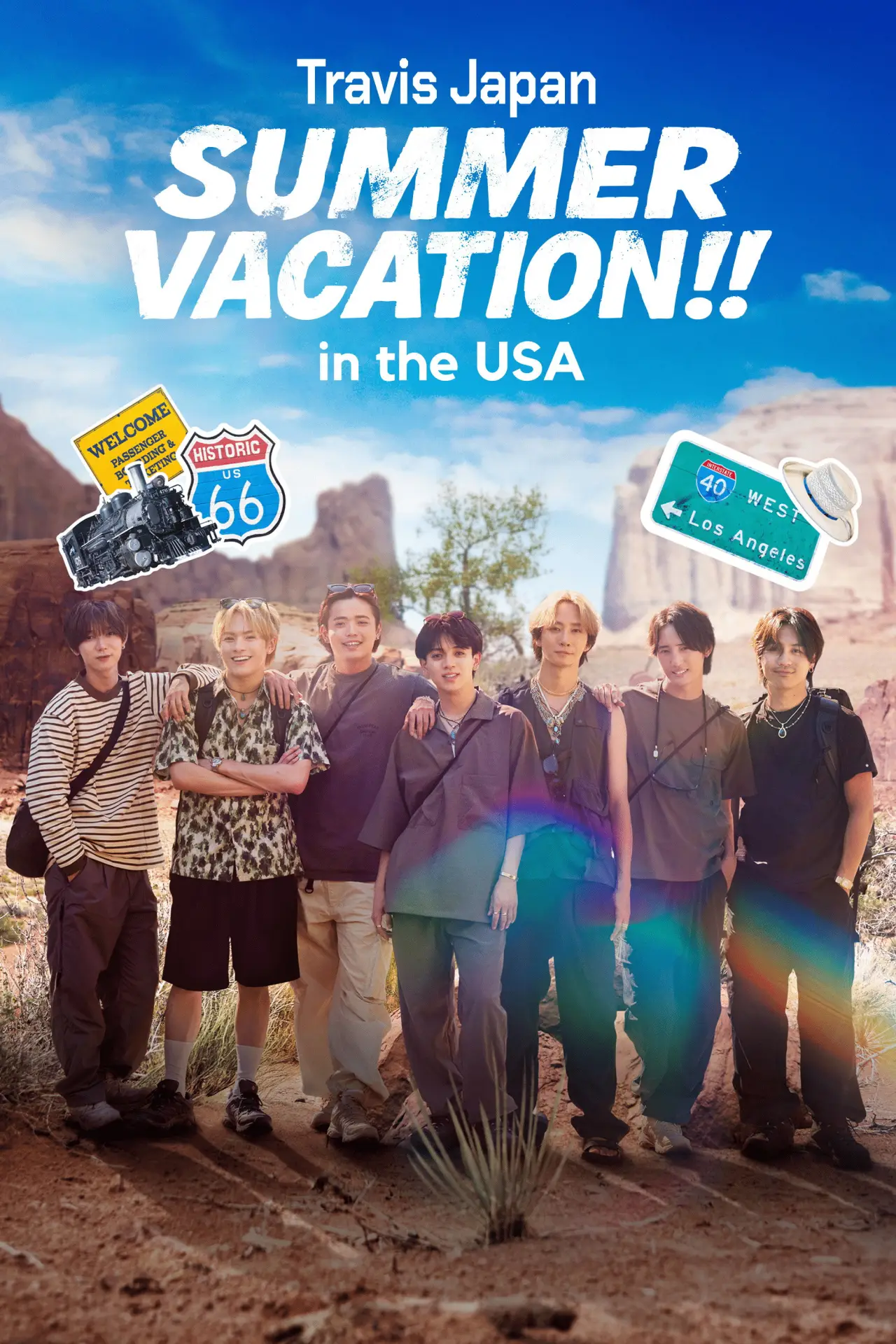 Постер до серіалу "Travis Japan Summer Vacation!! ―7人のアメリカ旅―"
