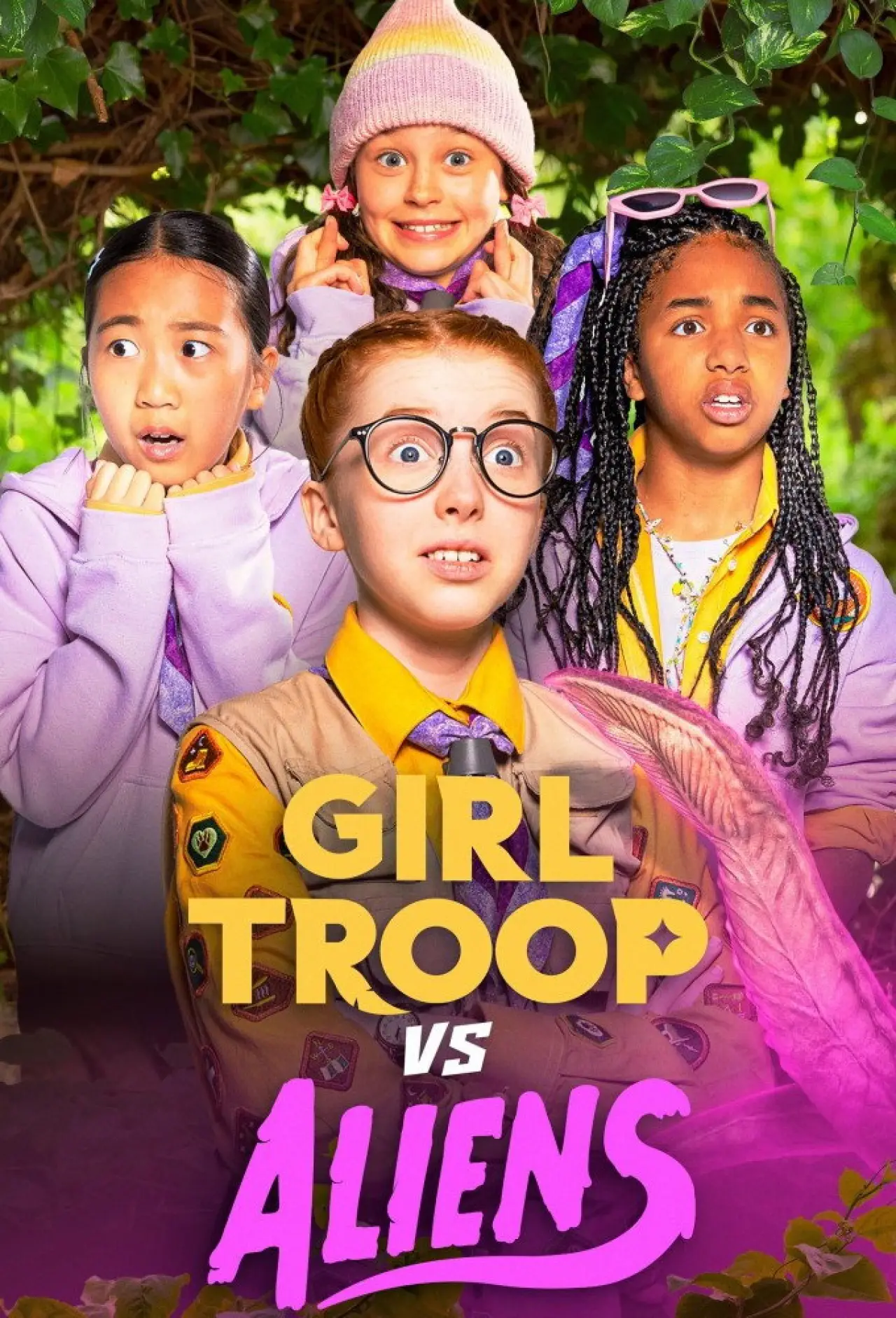 Постер до серіалу "Girl Troop vs Aliens"