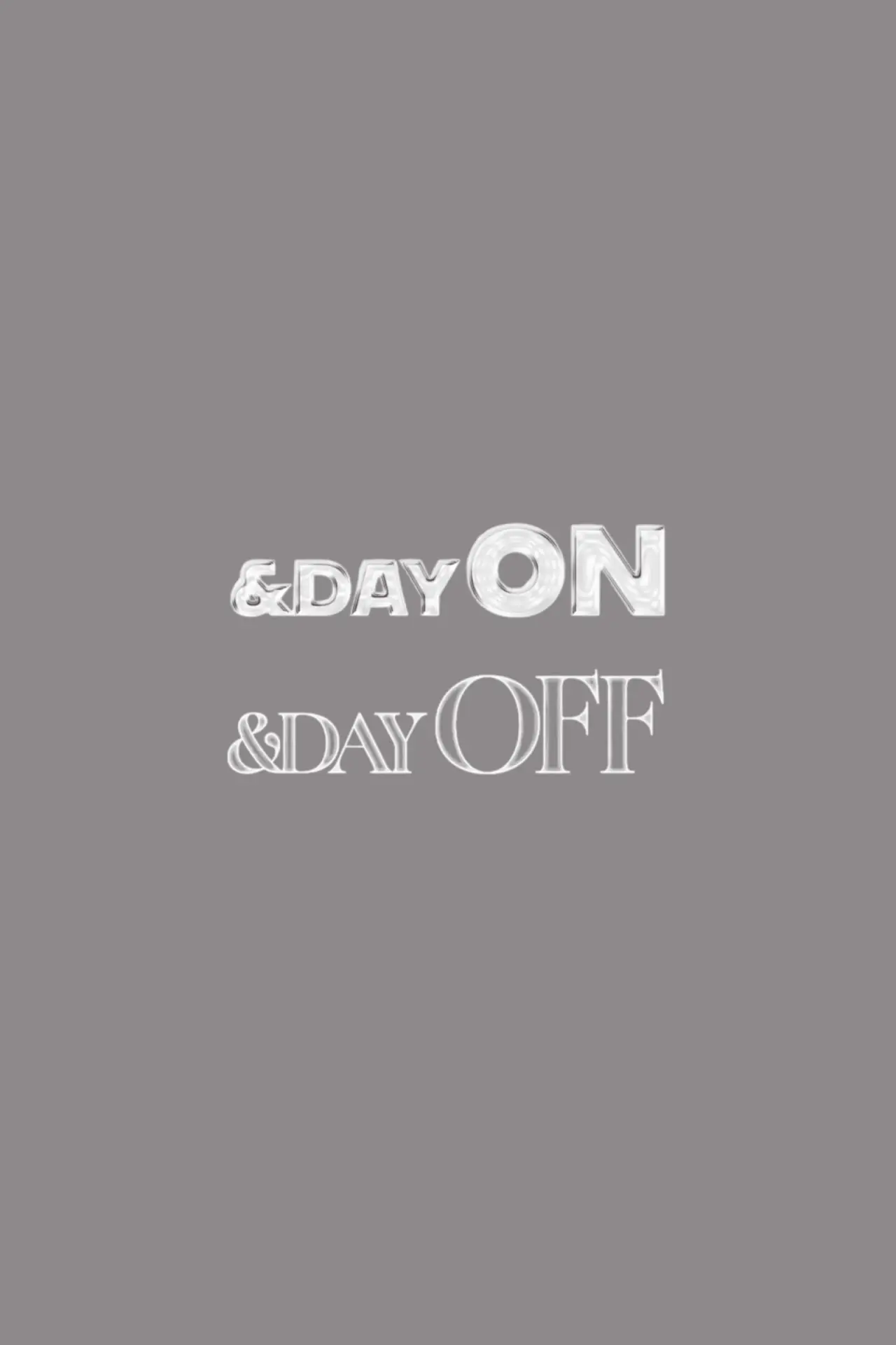 Постер до серіалу "&DAY"