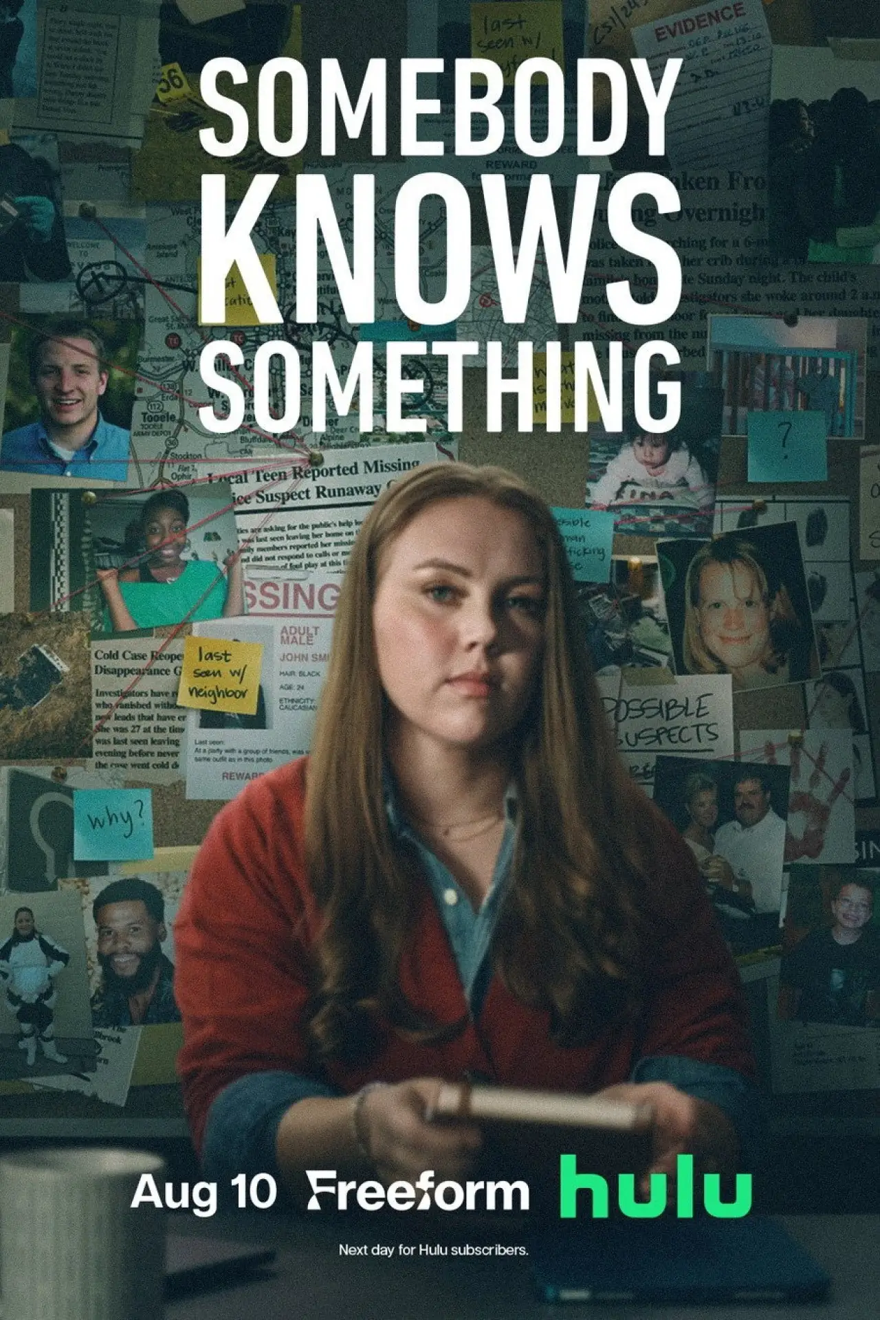Постер до серіалу "Somebody Knows Something"