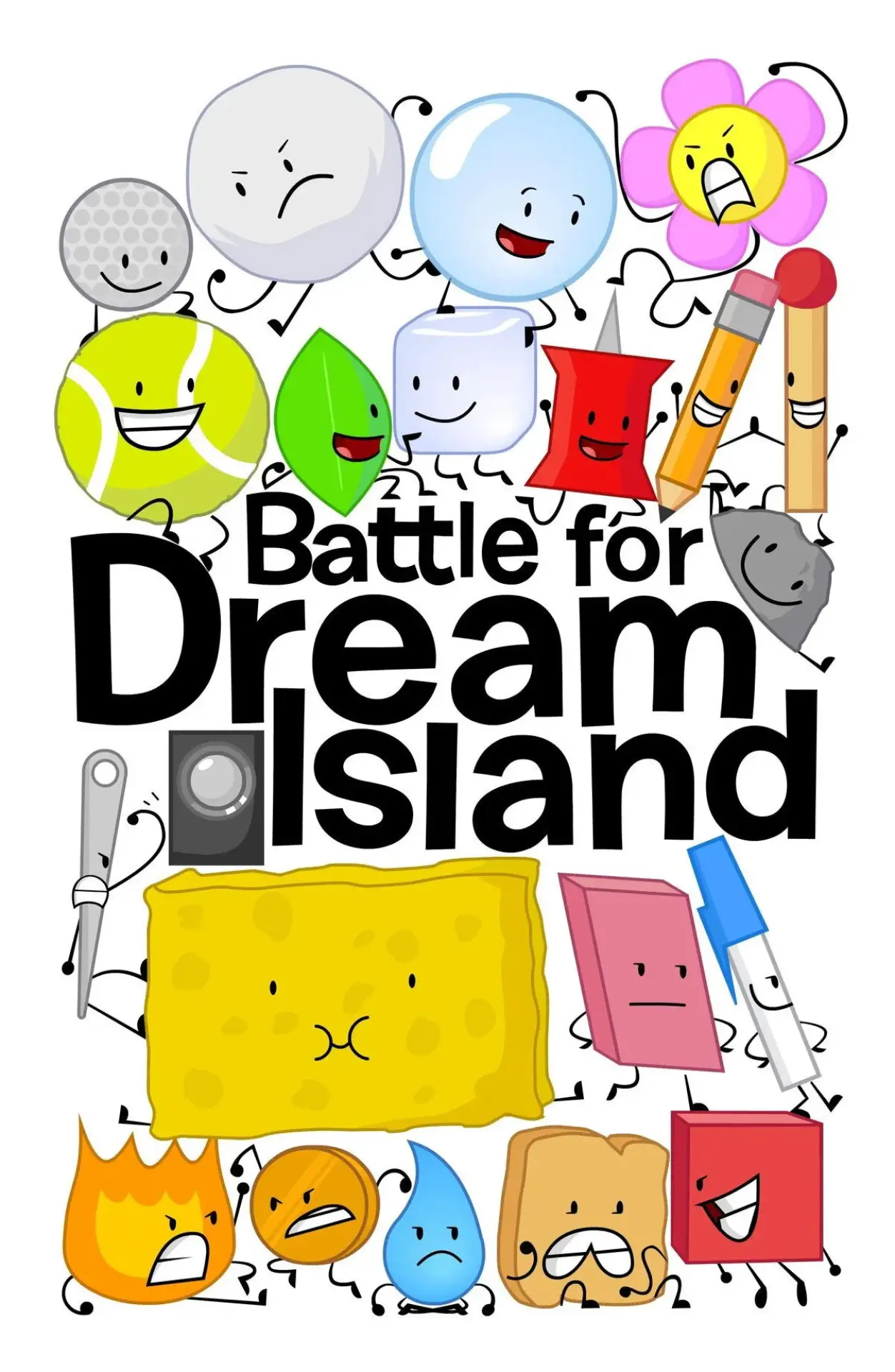 Постер до серіалу "Battle for Dream Island"