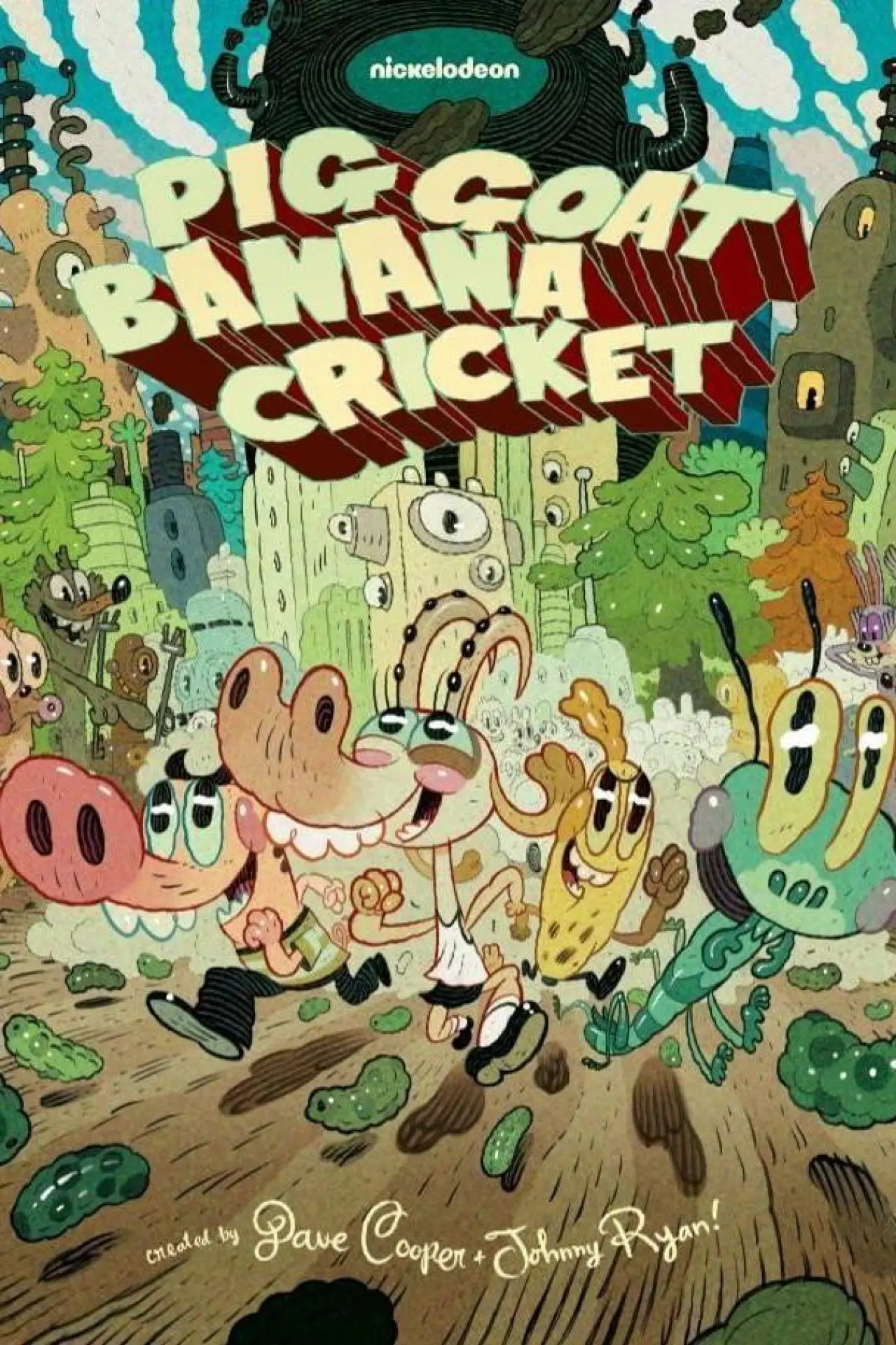 Постер к сериалу "Pig Goat Banana Cricket"
