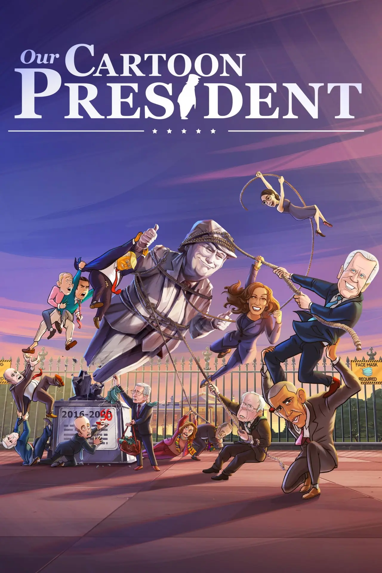 Постер до серіалу "Our Cartoon President"