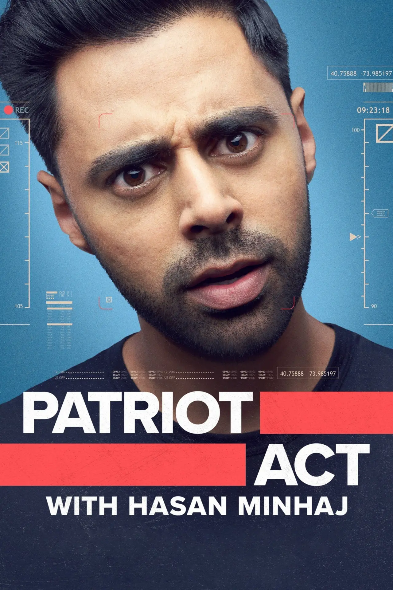 Постер до серіалу "Patriot Act with Hasan Minhaj"