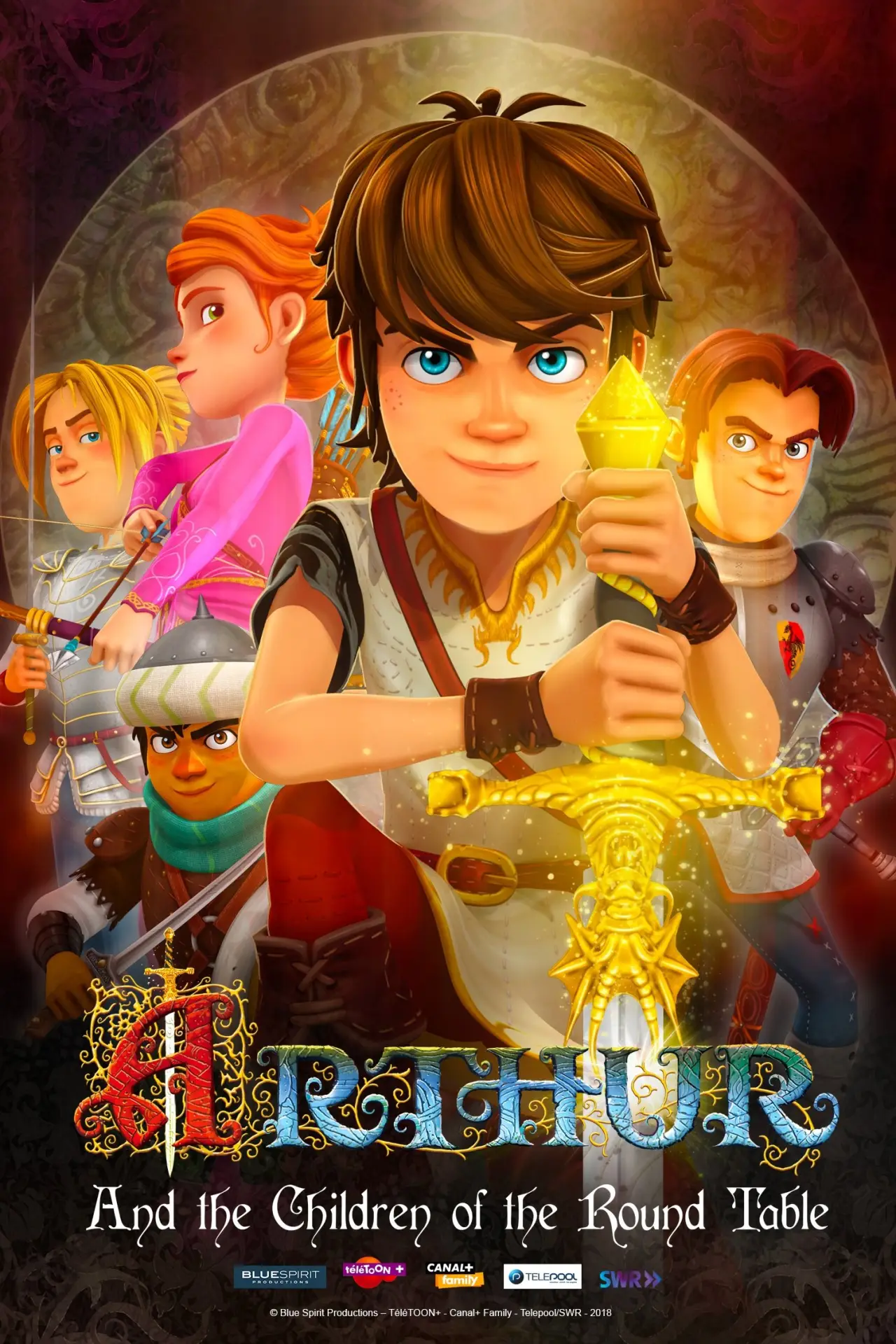 Постер к сериалу "Arthur et les Enfants de la Table ronde"