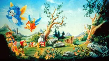 Задник до серіалу "Маленькі літаючі ведмедики" #1868985