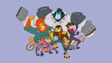 Задник до серіалу "Captain Simian & the Space Monkeys" #1664221