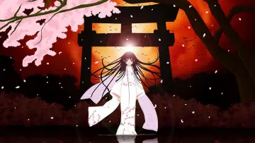 Задник к сериалу "地獄少女" #1333349