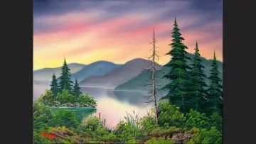 Задник к сериалу "The Joy of Painting" #1379632