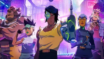 Задник до серіалу "Капітан Лазерний Яструб. Blood Dragon: Ремікс" #1874199
