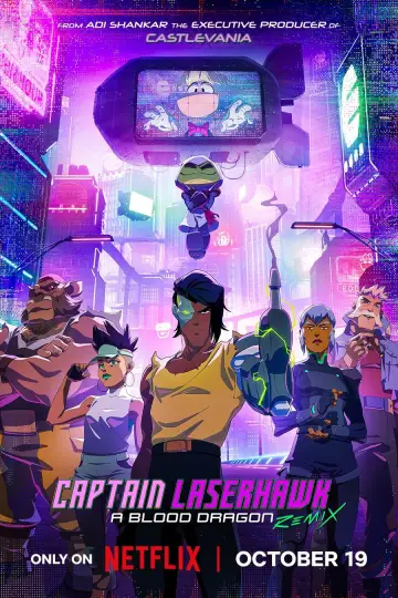 Постер до серіалу "Капітан Лазерний Яструб. Blood Dragon: Ремікс" #1874239