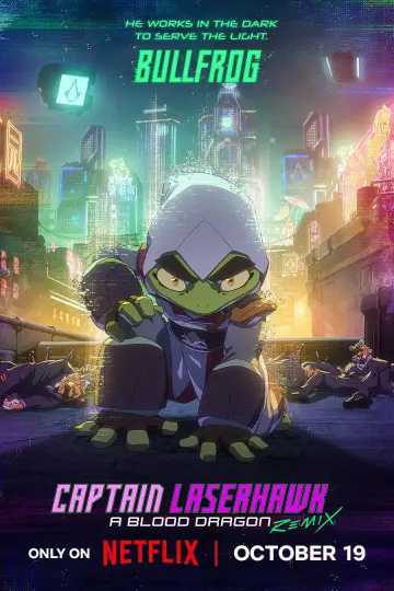 Постер до серіалу "Капітан Лазерний Яструб. Blood Dragon: Ремікс" #1874341