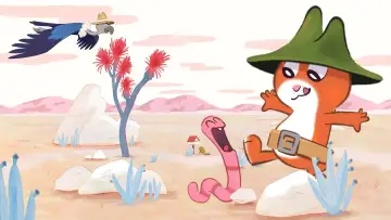 Задник до серіалу "Billy, le hamster cowboy" #1501755