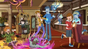 Задник к сериалу "Готель із привидами" #1385834