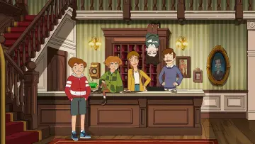 Задник к сериалу "Готель із привидами" #1385840