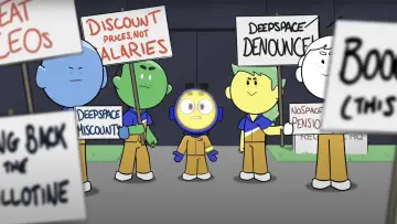 Задник до серіалу "Deep Space Discounts" #1586321