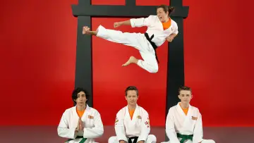 Задник к сериалу "Kickin