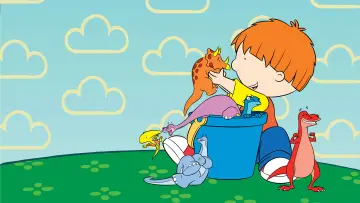 Harry and His Bucket Full of Dinosaurs постер