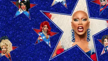 Задник к сериалу "RuPaul