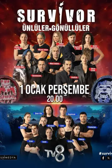 Survivor Türkiye 2026 постер