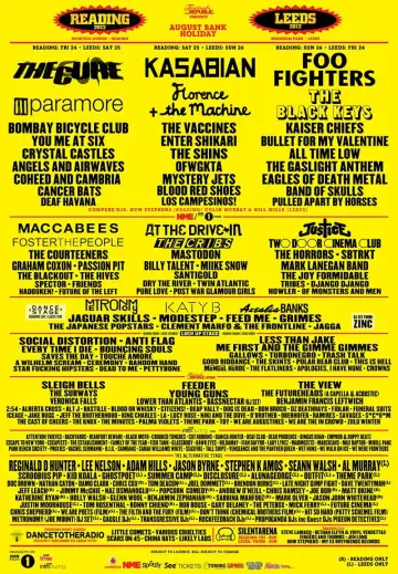 Reading + Leeds Festival 2012