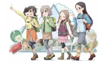 Задник до серіалу "ヤマノススメ" #1393264