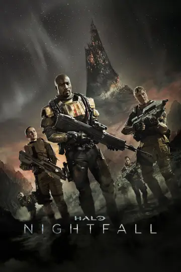 Halo: Нічний падіння постер