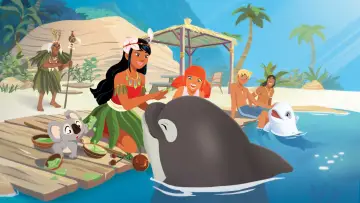 Oum le dauphin blanc постер