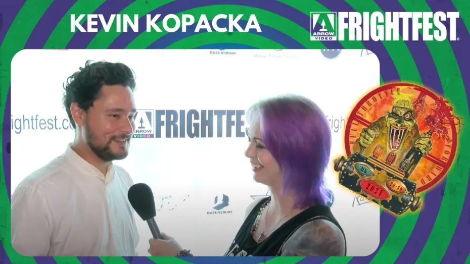 Відео до фільму Dawn Breaks Behind the Eyes | Red Carpet interview with Kevin Kopacka - Dawn Breaks Behind Her Eyes FrightFest 2021