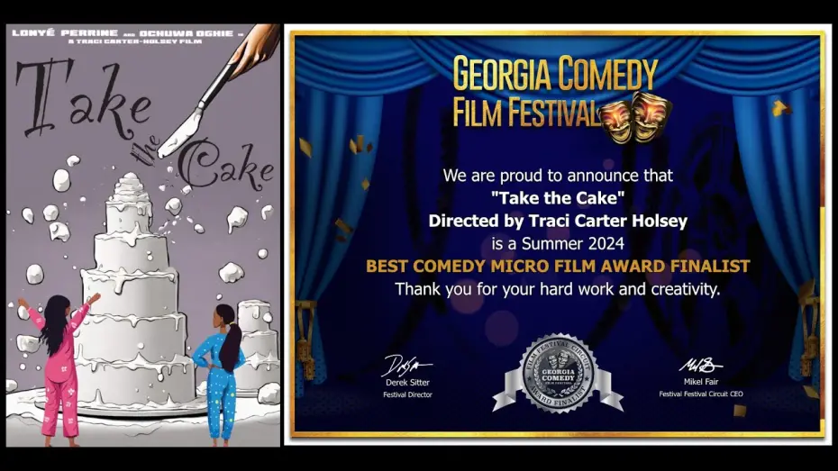 Відео до фільму Take the Cake | Take the Cake, Comedy Micro Film Interview with Director Traci Carter Holsey