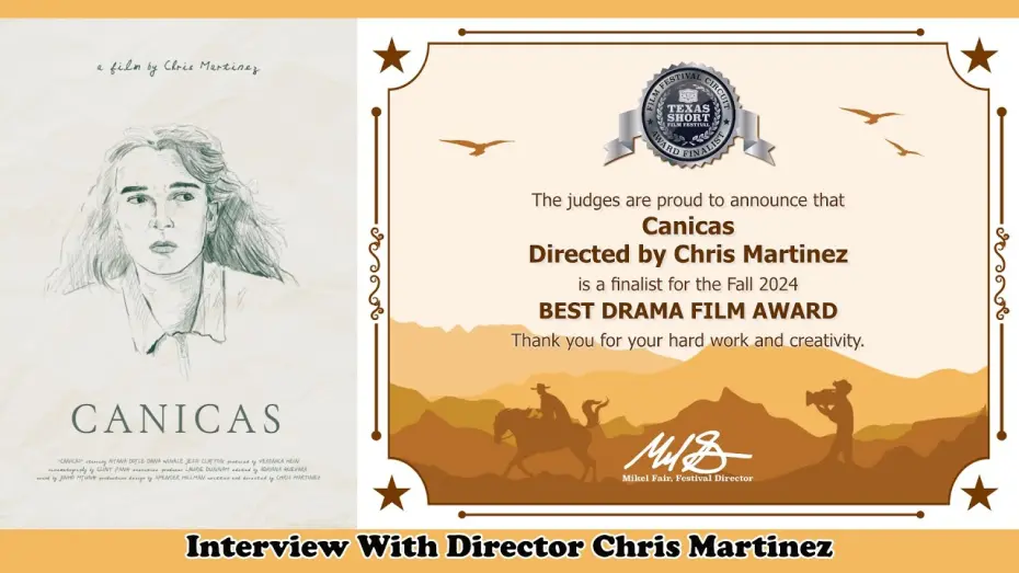 Відео до фільму Canicas | Interview with Director Chris Martinez. Canicas Short Film