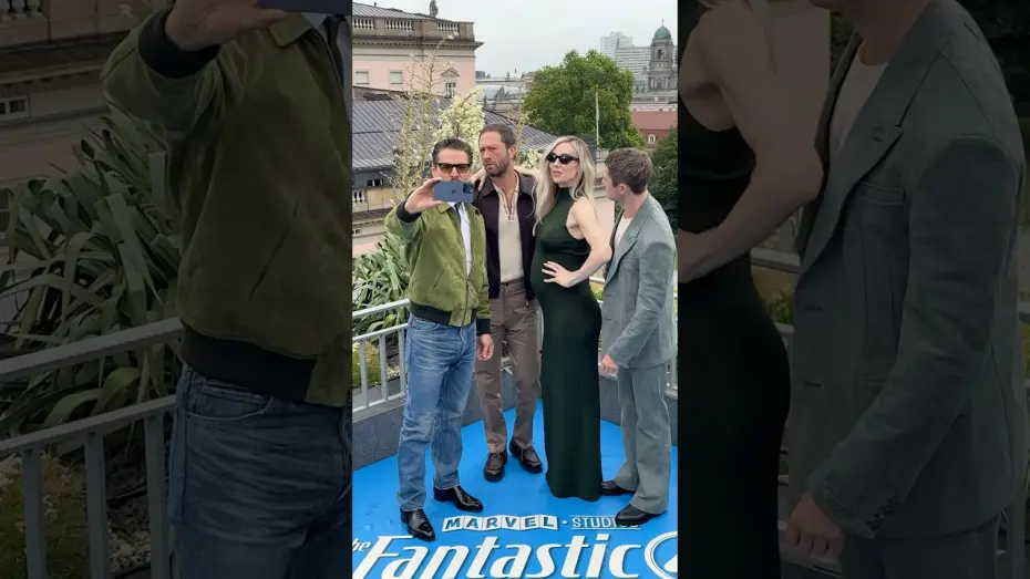 Відео до фільму Фантастична четвірка | Pedro Pascal sings to the Fantastic Four in Berlin