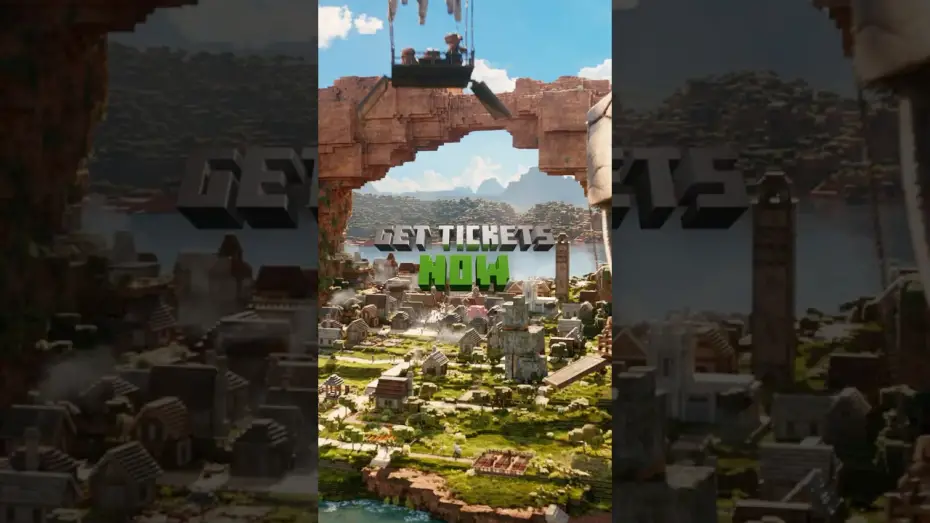 Відео до фільму Майнкрафт | Tickets to #MinecraftMovie are on sale now!