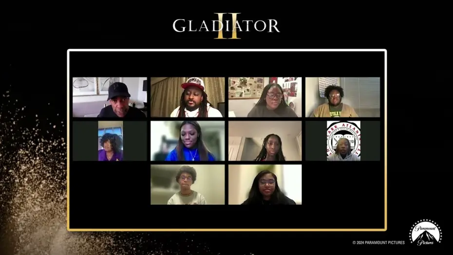 Відео до фільму Гладіатор 2 | HBCU Student Roundtable with Denzel Washington