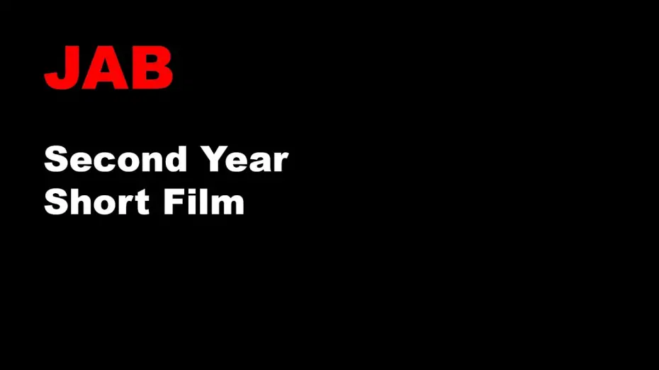 Відео до фільму Jab | Jab - Second Year Short Film (Rough Draft)