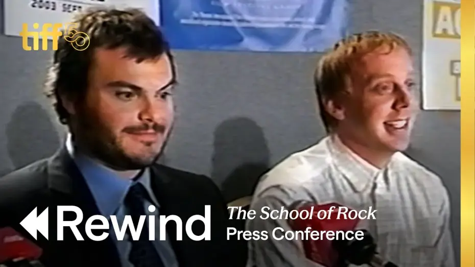 Відео до фільму Школа Року | TIFF Press Conference (2003 World Premiere)